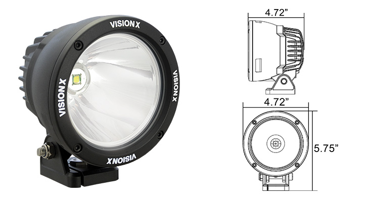 Vision X Cannon 25W LED Fernscheinwerfer mit E-Prüfzeichen! - BLACK TRAIL -  OVERLANDING