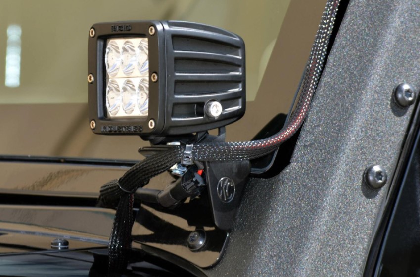 LED-Zusatzscheinwerfer mit E-Prüfzeichen RIGID D-Series - BLACK TRAIL -  OVERLANDING